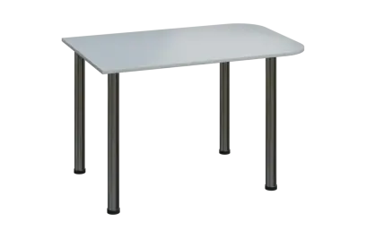 EJH 1 - 120 přístavba jednací, kovová podnož chrom, deska 18 mm, šedá